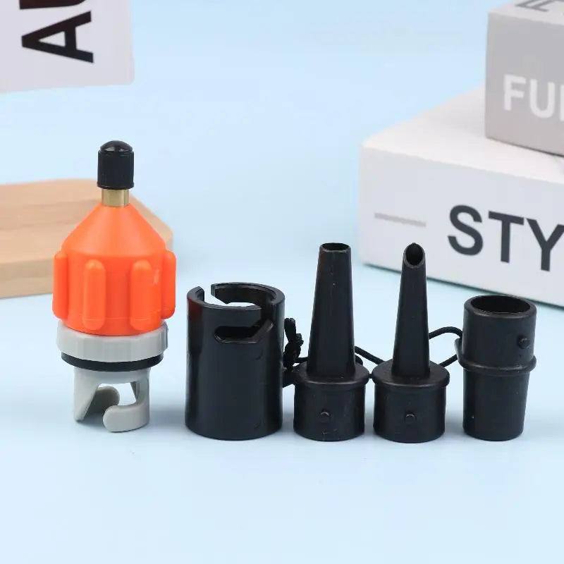 **Air Valve Adaptor For SUP Board Inflatable Pump Adapter Paddle Boat Kayak Air Valve Pump Tire Air Connector Combo Kit