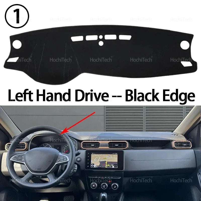 for RENAULT DUSTER DACIA DUSTER 2023+ Car Dashboard Cover Avoid Light Pad Instrument Platform Cover Mat Carpet Accessories
