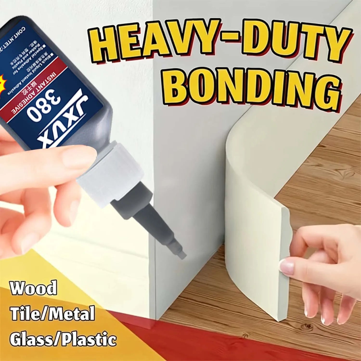 JXVX Repairing Sealant on Weatherstripping, Neutral Silicone Structural Adhesive, Weatherproof for Wall Door Window Crack Repair
