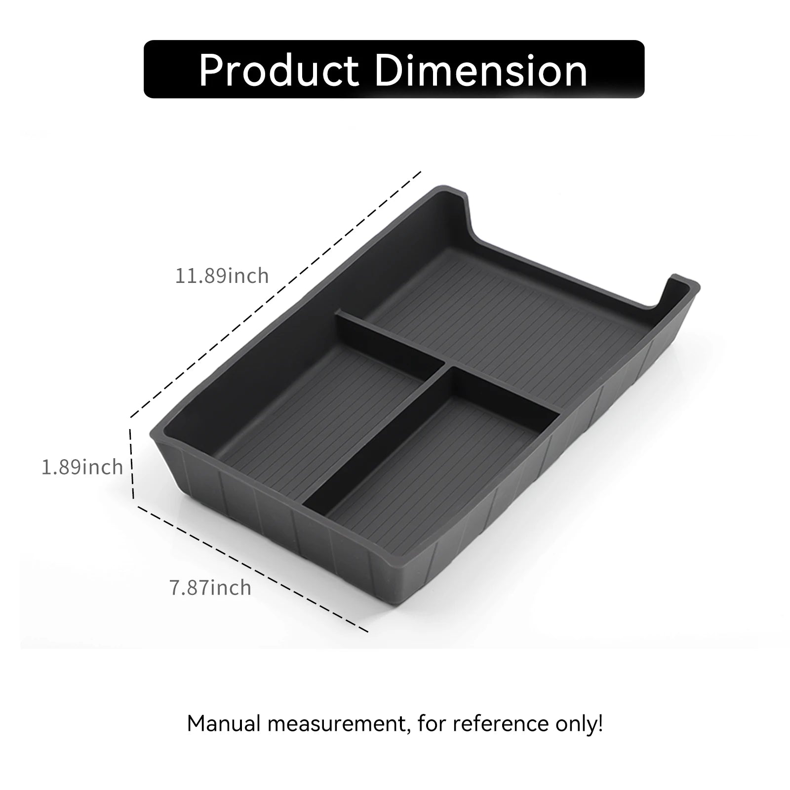 LUCKEASY for BYD Sealion 07 EV 2024-2025 Car Storage Box Interior Accessories Center Console Lower Layer Storage Box Organizer