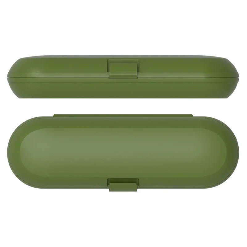 1pcToothbrush & Toothpaste Holders with Protective Cover, Portable Travel Case for Oral B Electric Toothbrush Handle Storage Box