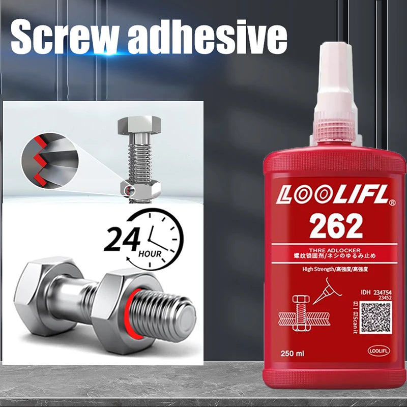 Loctite 262 Screw Lock Threadlocker Quickly Cured Thread Locking Agent Anaerobic Adhesive Corrosion-Resistant Anti-LooseningGlue