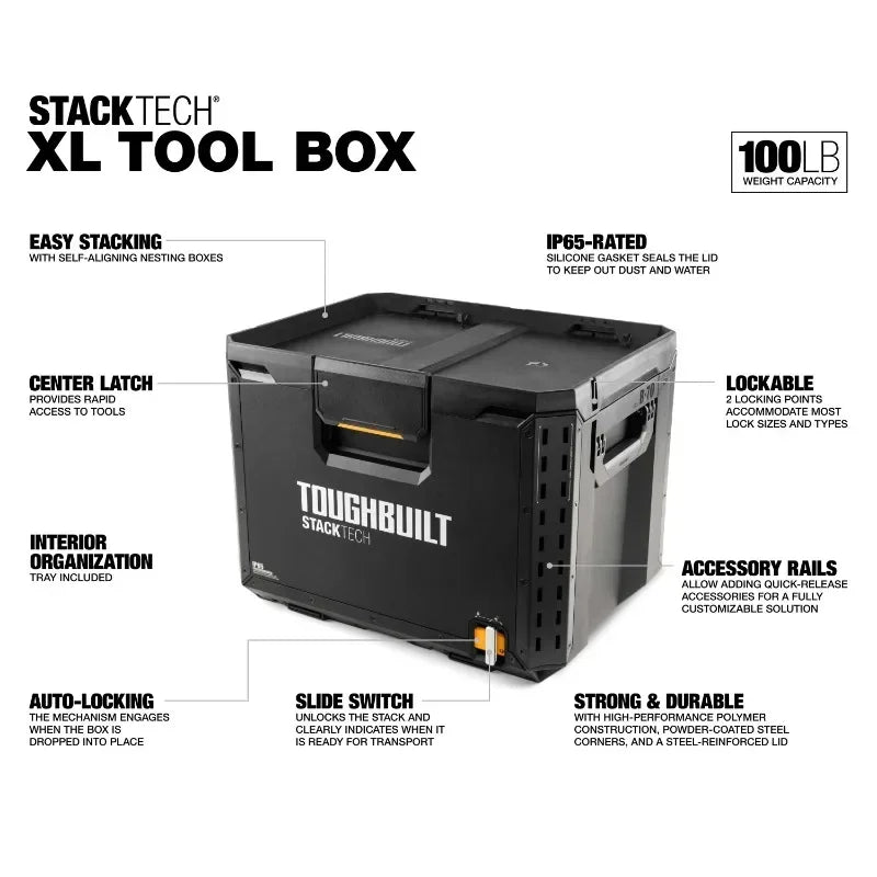 ToughBuilt TB-B1-B-70 STACKTECH Jumbo Tool Box TOUGHBUILT Tools Packaging Box