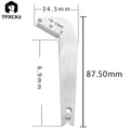 1pcs Bit Pattern Drill Template Gauge Stainless Steel Corner Front Edge Measuring Twist Drill Bits Angle Gauge Sharpening Tools