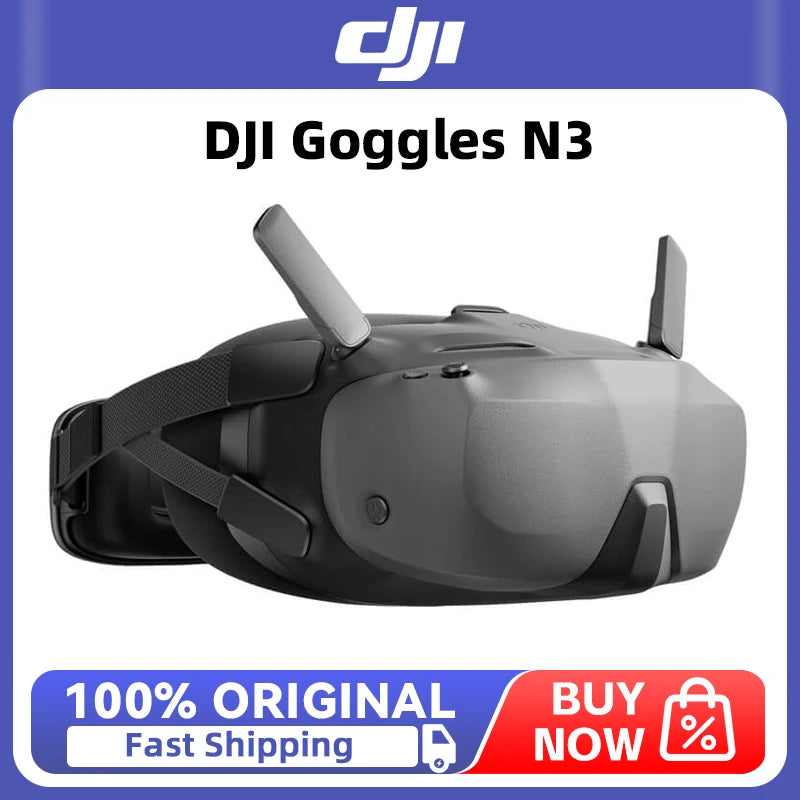 DJI Goggles N3 AR Cursor 2.7-Hour Operating Time O4 FHD Video Transmission 1080p Ultra-Wide Screen for DJI Avata 2 / DJI Neo 2