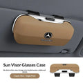 Car Sun Glasses Storage Box Clip Roof Eyeglasses Case Fit Mercedes W204 W205 W222 E210 E211 E212 E213 Auto Interior Accessories