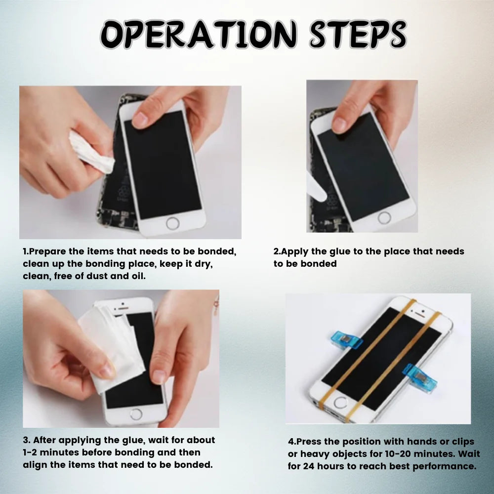 Phone Repair Glue LCD Screen Glue T8000 Cell Phone Adhesive Phone Glue Electronic Glue T-8000 Multifunction DIY Adhesive
