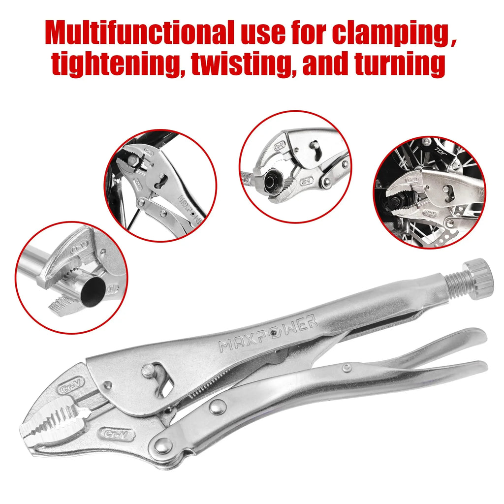2025 Powerful Pliers, Multifunctional Pressure Pliers, Heavy-duty Tools, Industrial Grade Circular Mouth Force Wrench, C- type