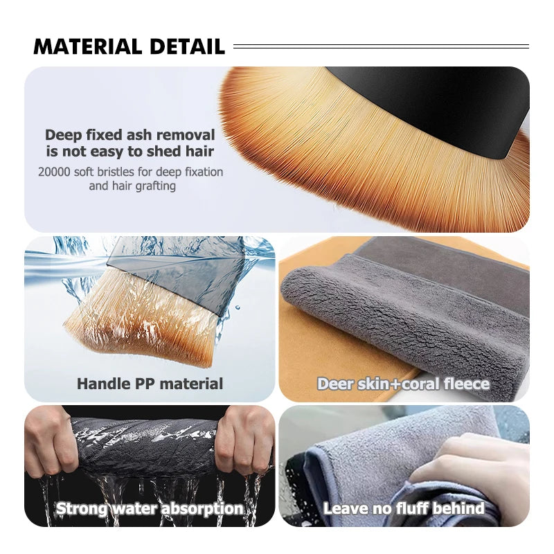 For Toyota Car Microfiber Cleaning Towel Wipe Drying Cloth Clean Tool Auto Accesorise GR Sport Gazoo Racing Yaris 86 Corolla