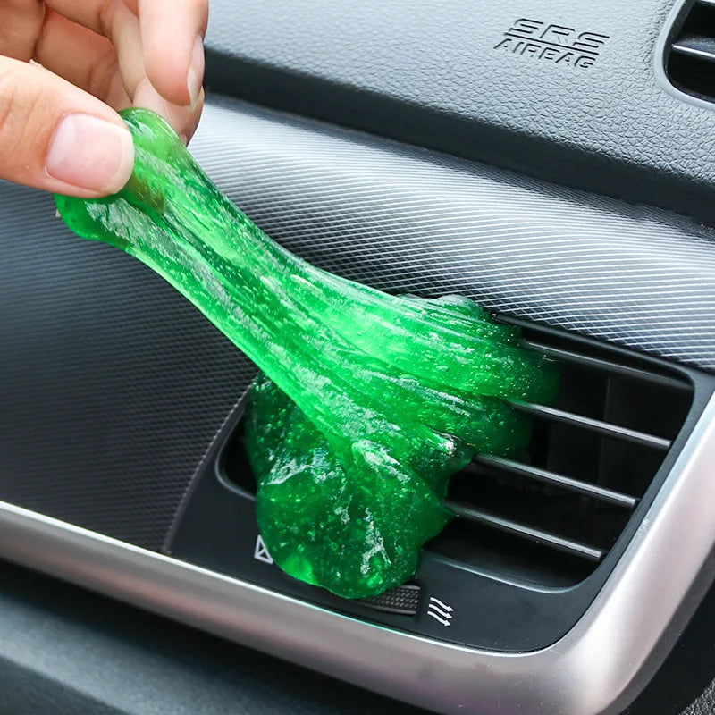 Car Cleaning Gel Reusable Keyboard Dust Remove Gel Automobile Interior Air Vent Clean Magic Mud Slime Household Cleaning Tool