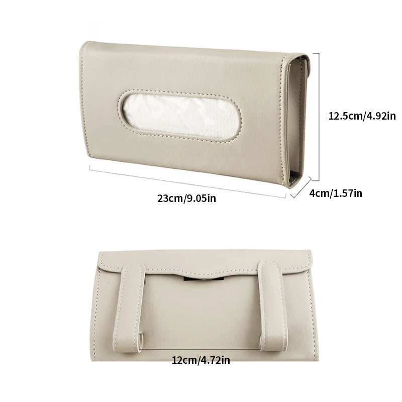 Car Tissue Box Towel Sets Car Sun Visor Tissue Box Holder for Volkswagen Jetta Bora Golf Sagitar Magotan Arteon Lavida Lamando