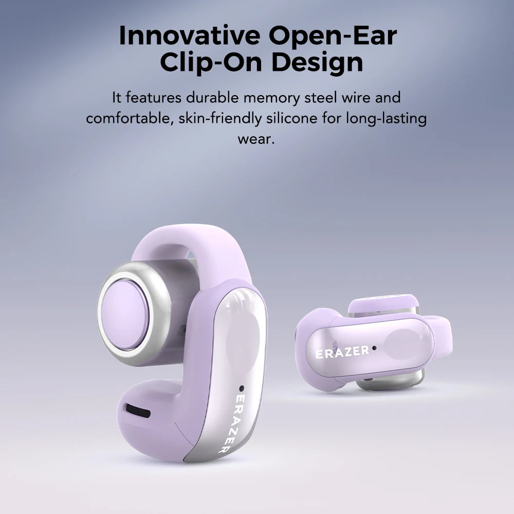 Translator ERAZER XF28 Bluetooth V6.0 Open-ear True Wireless EarbudsTranslation Earphones Office Travel,ASMR Headset APP
