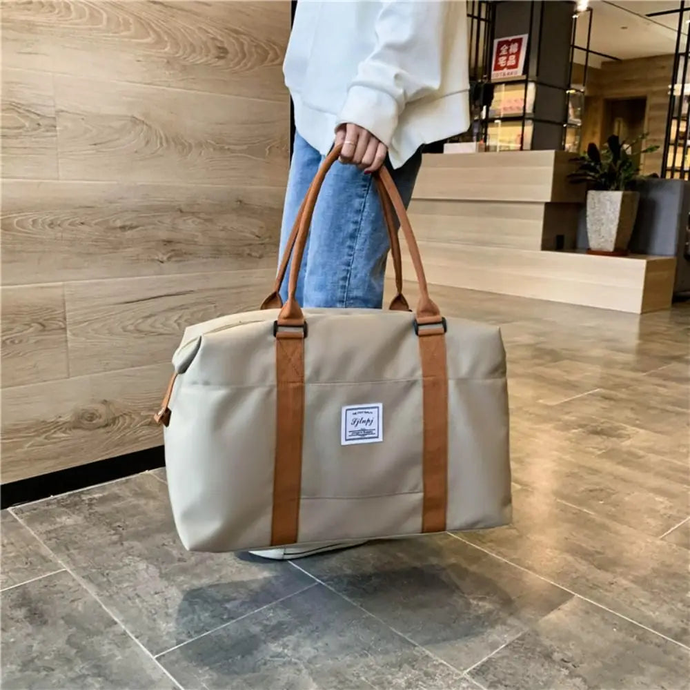 Premium Large Capacity Travel Bag Carry-On Dry Wet Separated Commute Handbag Waterproof Adjustable Gym Bag Women