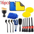 2026-Car Detailing Brush Set The Ultimate Auto Cleaning Kit for Vents Gaps Maintenance Car Air Outlet Detail Clearance Brush