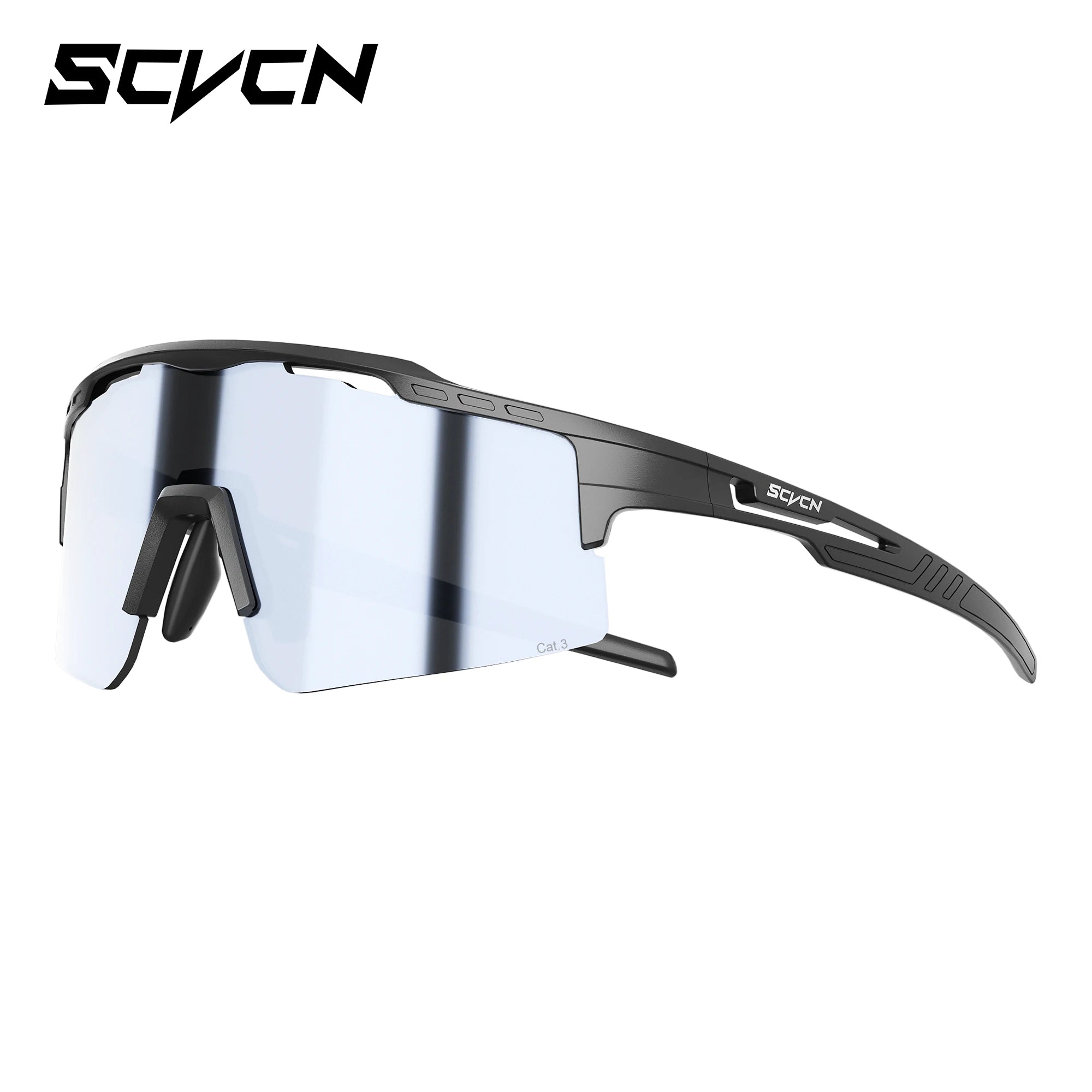 Scvcn Cycling Glasses for Men Women UV400 Protection Anti Glare Big Lens Design for Outdoor Sports Hiking Adventures Eyewear