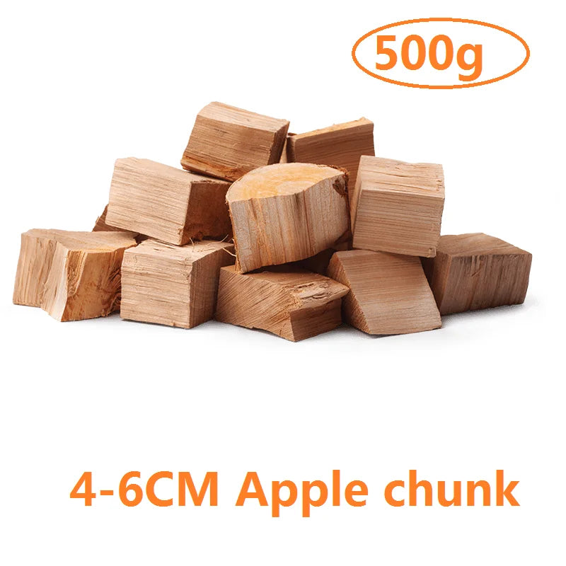 125g-500g Barbecue Wood Chips BBQ Wood Sawdust For Smoke Generator Smoking Pellet Wooden BBQ Grilling Chunks Cocktail Smoking