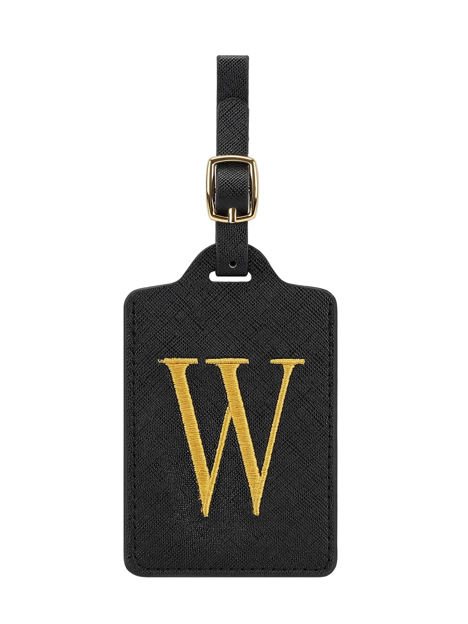 Premium Leather Business Luggage Tag Luggage Address Label Carry-on Luggage Label Name ID and Address Folder Travel Accessories