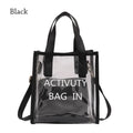 PVC Jelly Bag Women Transparent Handbags Summer Beach Clear Shoulder Bags Fashion Crossbody Bags