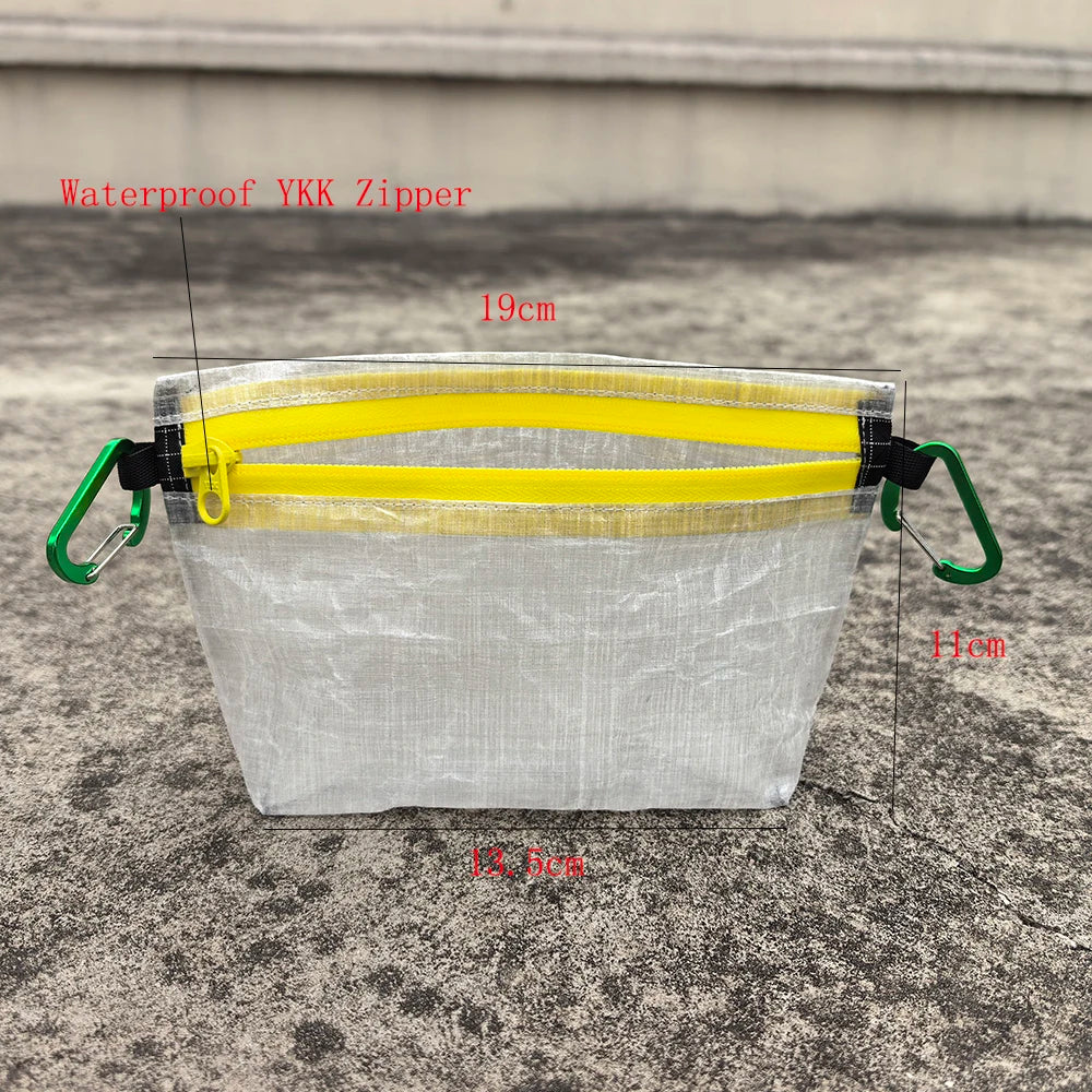 DCF Outdoor Ultralight Storage Bag For Travel Hiking Wallet Passport Holder Waterproof Key Card Cash Pouch Coin Bag About 19.2g