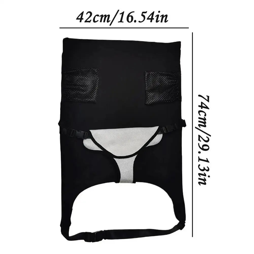 Kids Airplane Bed Polyester Toddler Airplane Seat Extender Portable Foldable Footrest Hammock Travel Essentials for Car Airplane