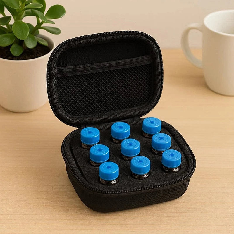 6/9 Slots Vial Storage Bag 3ml Vial Peptide Storage Box Portable Storage Bag Mini Vial Organizer Bags Insulin Set Contanizer Bag