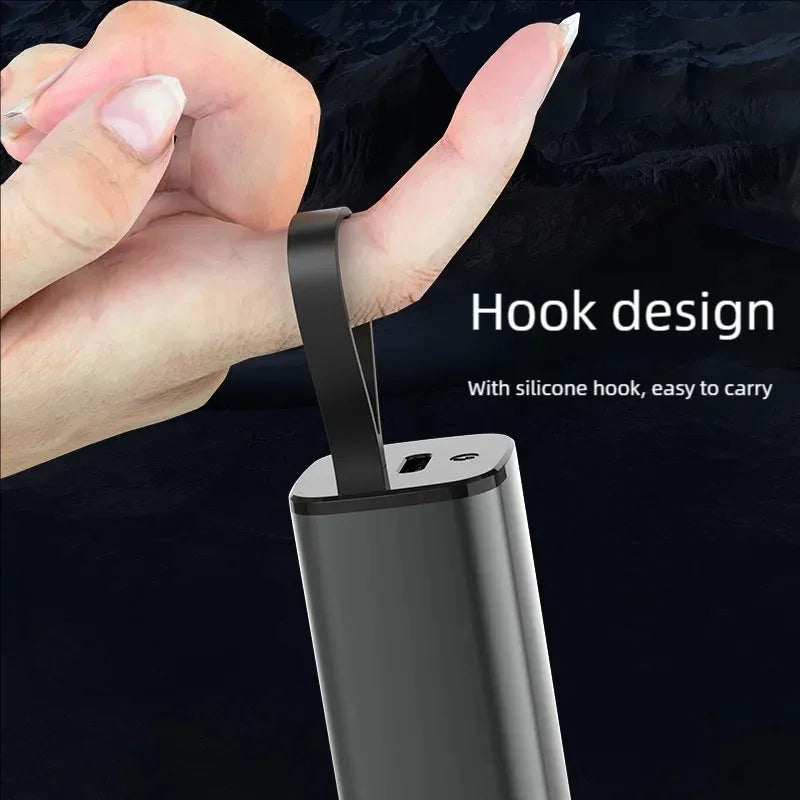 Digital Display Alcohol Tester Breathalyzer Rechargeable with Lanyard Alcohol Tester Tool with Drunk Driving Test