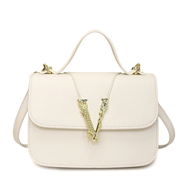 Original Square Diaper Bag Women Satchel Handbag Textured Leather Crossbody Shoulder Purse Retro Classic