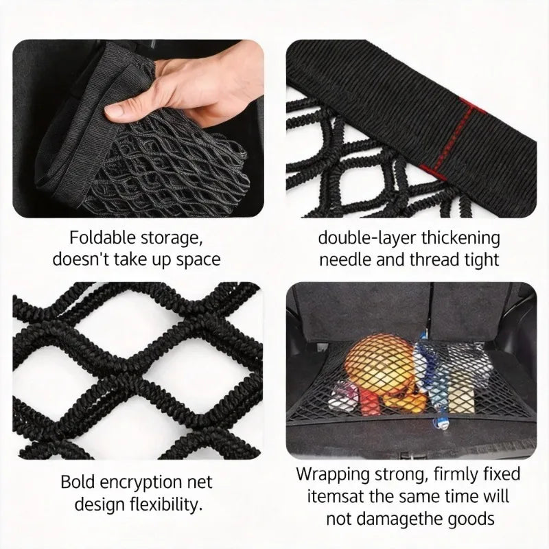 Travel General Luggage Network SUV Suitcase Mesh Cover Trunk Storage Tool Roof Rack Picnic Truck Fixing Accessories
