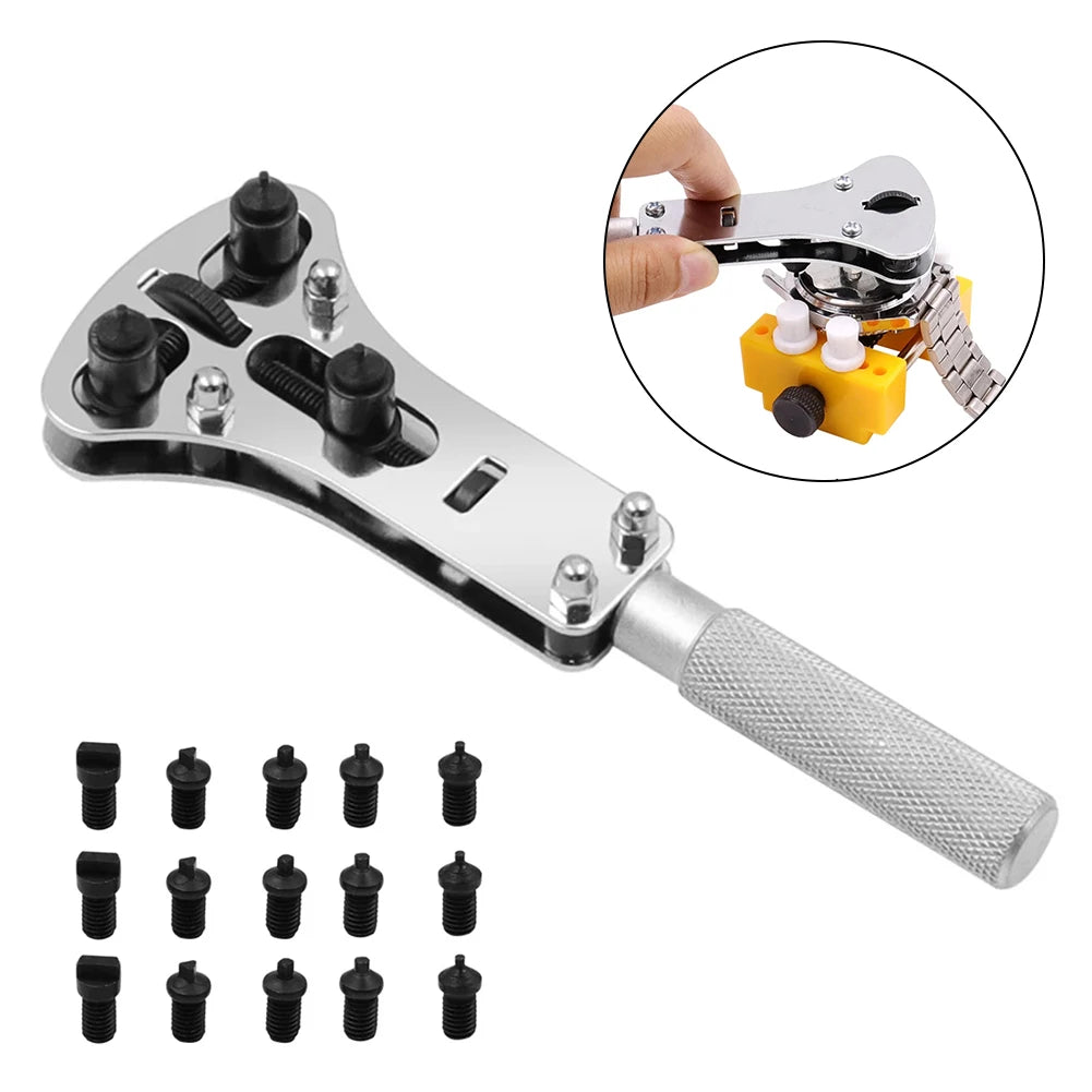 Watch Accessories Watch Back Case Opener Repair Tool Waterproof Screw Case Opening Wrench Remover Repair Open Tool