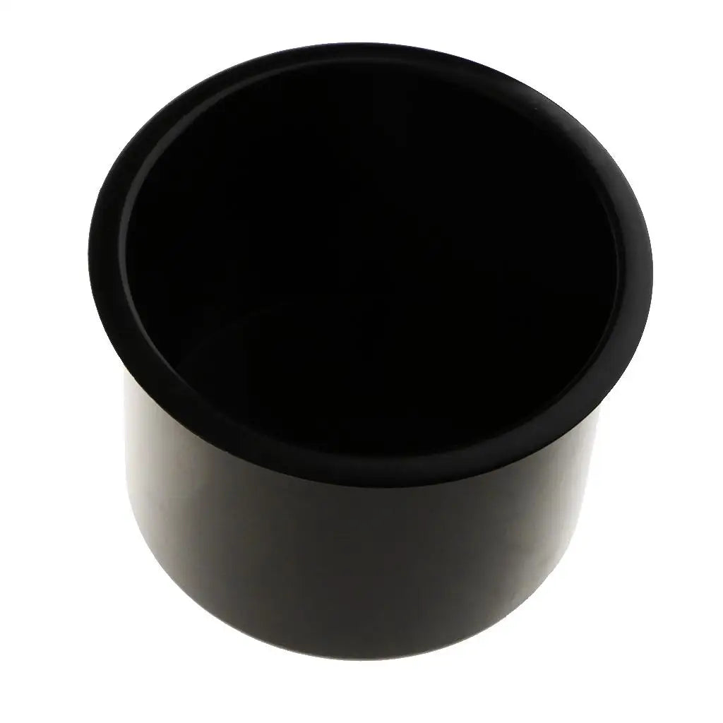 Car Recessed Cup Holder for Boats, RVs, Cars, Trucks, Sofas, Game Table Pockets and More (Black, 82mm)