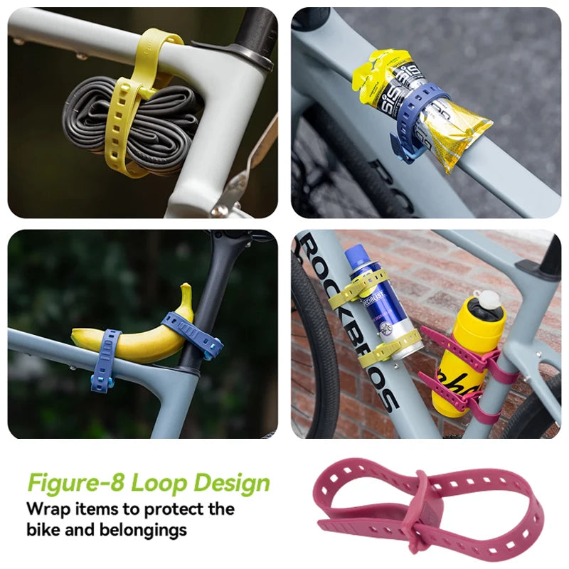 Outdoor Cycling Elastic Tension Strap Multifunctional Capacity Cargo Belt Travel Compact Ties Fixed Luggage Bag Bottle Strap