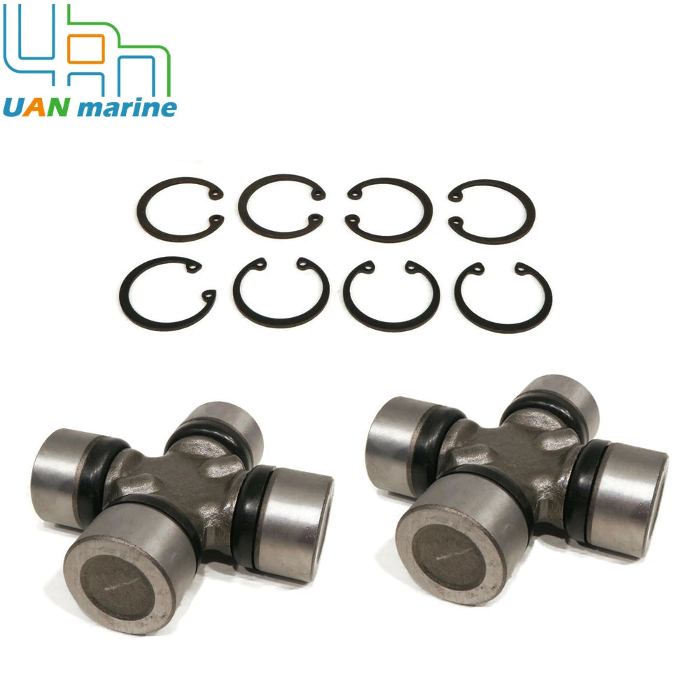 (Pack of 2) 3860232 U-Joint Cross Kit  For Volvo Penta 854619 MerCruiser 865496A01 865510T 865511T  18-6406