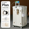 Multifunctional Suitcase Large Capacity 30inch Thickened Sturdy Aluminum Frame Travel Suitcase Trolley Case Extra Large Luggage