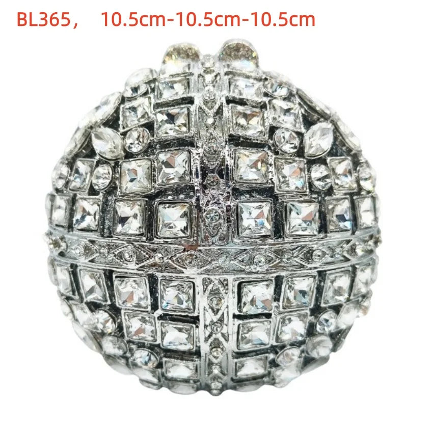 2026 Sparkly Diamond Dinner Bag Hollow Rhinestone Banquet Clutch Bag Women Evening Party Wedding Bridal Purse Rhinestone Handbag