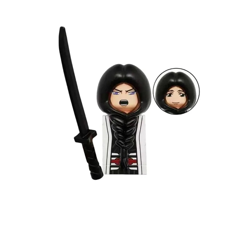 Blind Box KDL816 KDL824 Building Blocks Mini Model Figures Anime Bleach Kurosaki Ichigo Kuchiki Rukia Cartoon Christmas Gift Toy