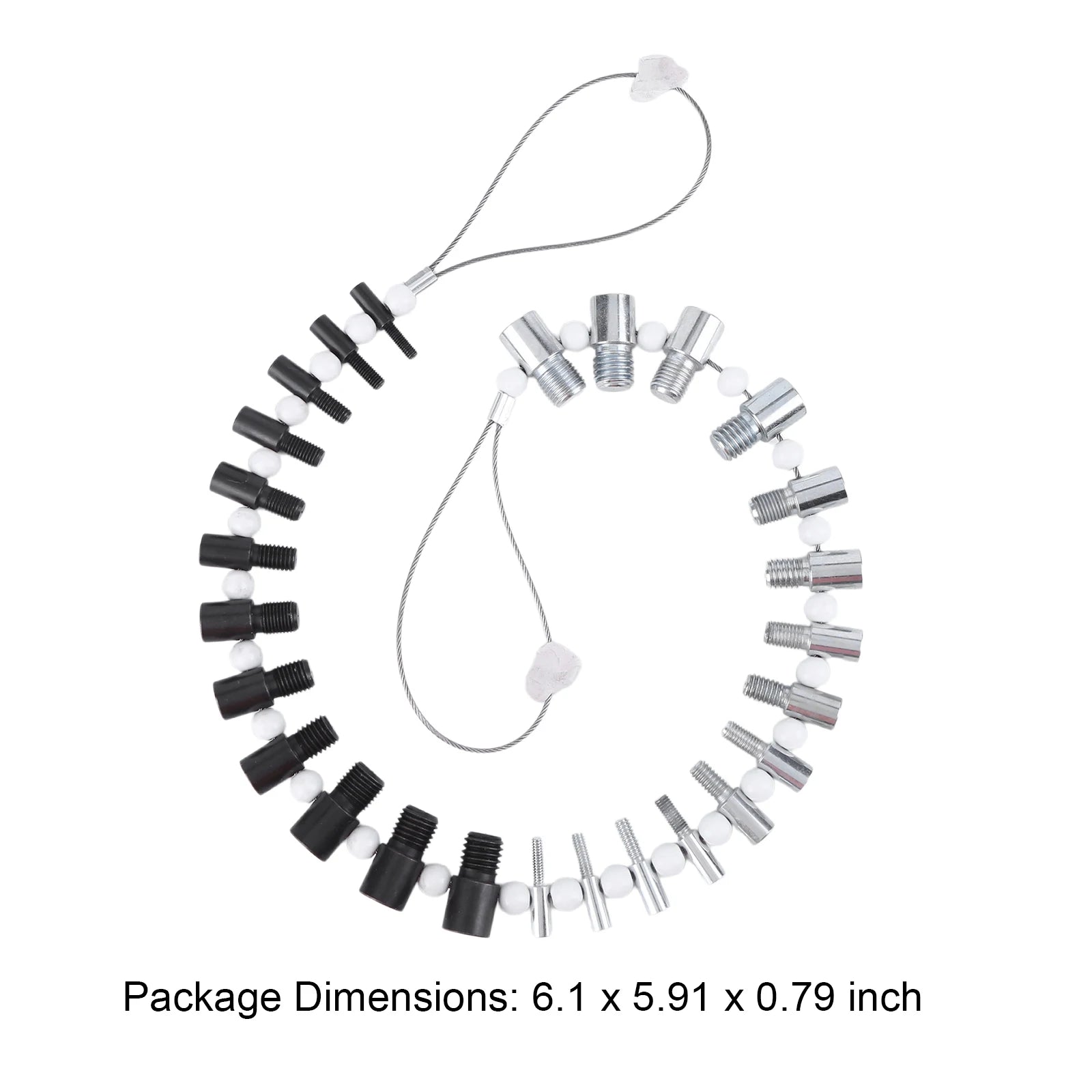 Nut & Bolt Thread Checker Universal Fit 26 Male/Female Thread Gauges High Speed Steel for Men Home Accurate Measurements