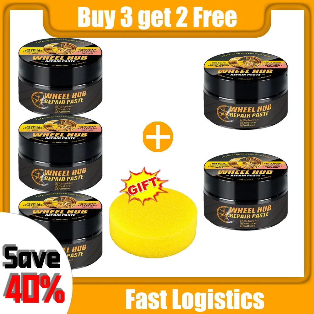 Car Wheel Hub Repair Paste Scratch Remover Oxidation Polishing it Reparación Llantas Universal Alloy Wheel Dent Restore Care