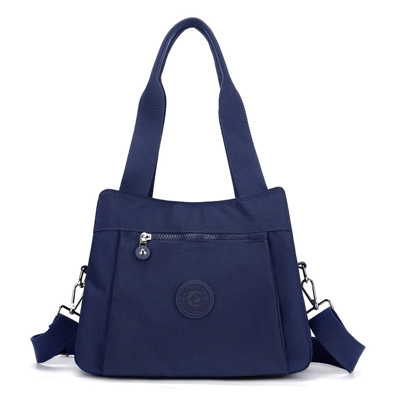 Women's Casual Nylon Crossbody Bag Travel Handbag Portable Business Tote Outdoor Purse Satchel Shoulder Bag for Everyday Use