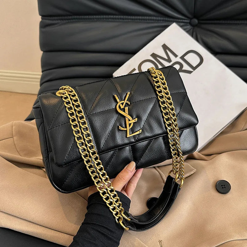 Genuine Leather Women Mini Square Bag New Arrival French Underarm Shoulder Crossbody Handbag Hot Sale iSaint Lucia, Rome, Poland