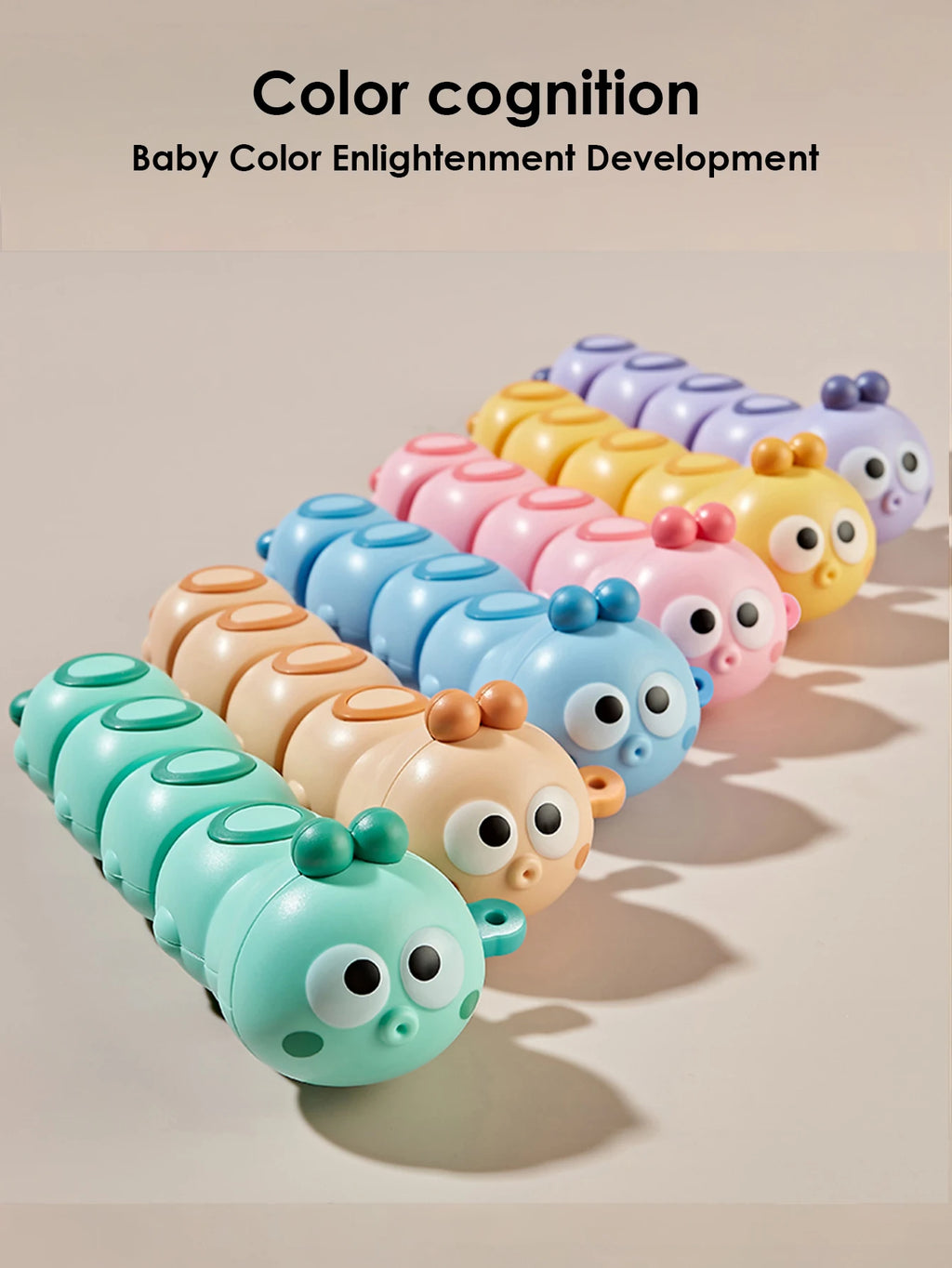 1pcs Cute and Fun Chained Caterpillar Toys for kids Crawling toy,Toy Children's gift,early education toys