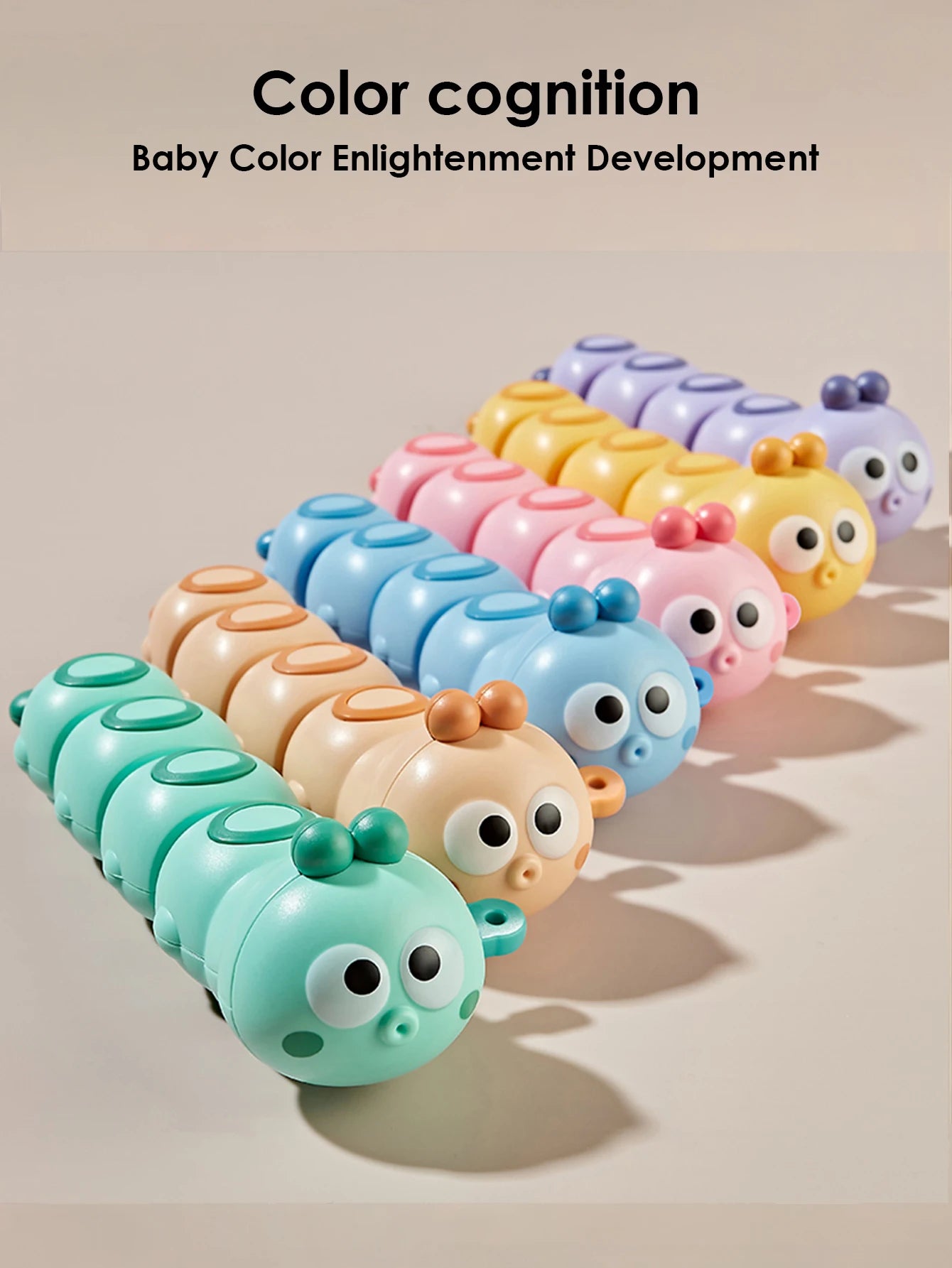 1pcs Cute and Fun Chained Caterpillar Toys for kids Crawling toy,Toy Children's gift,early education toys