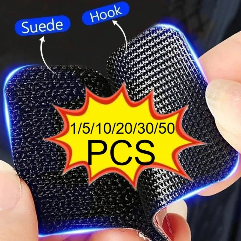 20pcs Foot Mats Fixed Sticker Magic Magic Sticker Car Adhesive Backing Strong Double-sided Adhesive High Viscosity Non-marking