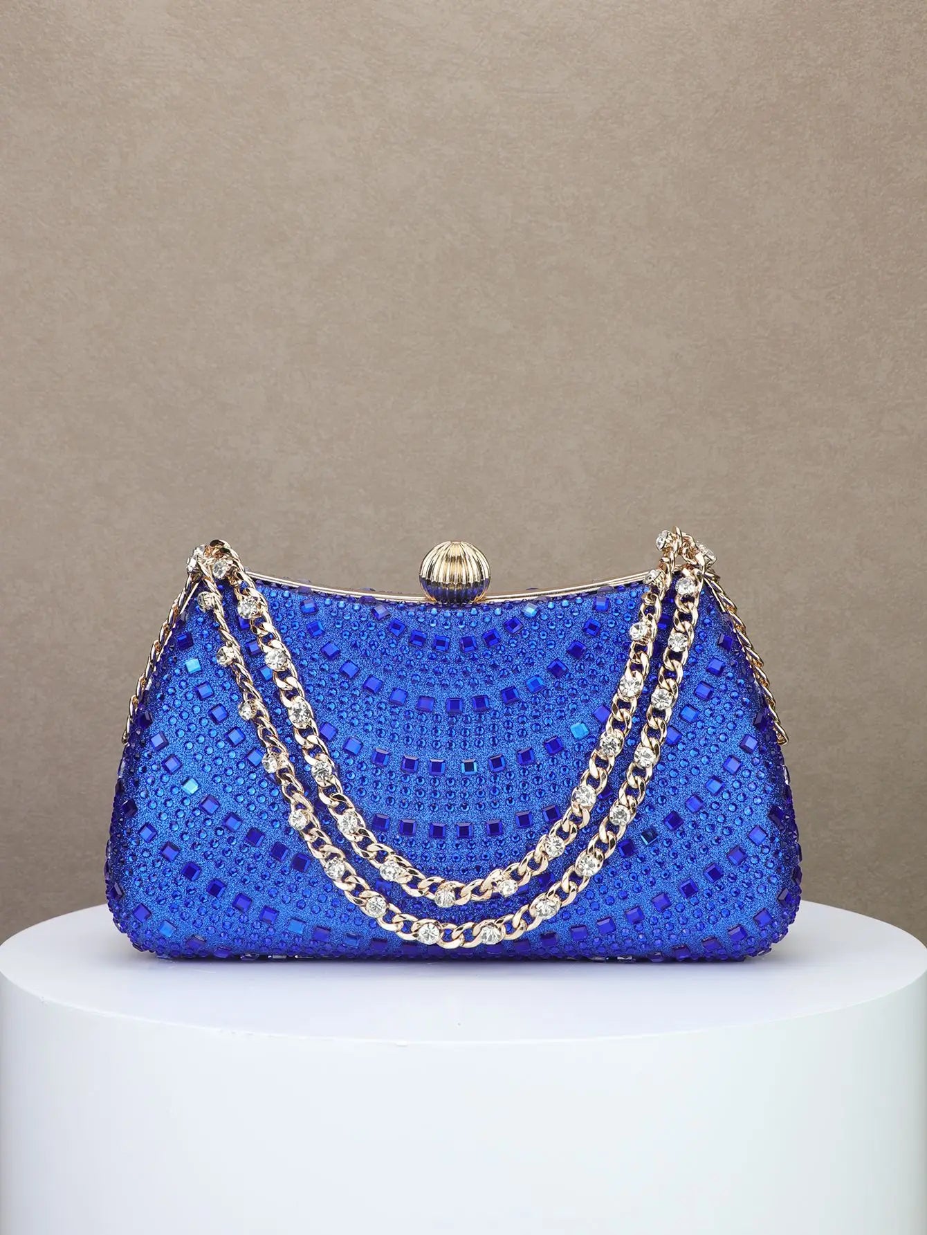2026New model full diamond sparkling bridal handbag, dress bag, evening bag, banquet bag, mother of the bride wedding bag