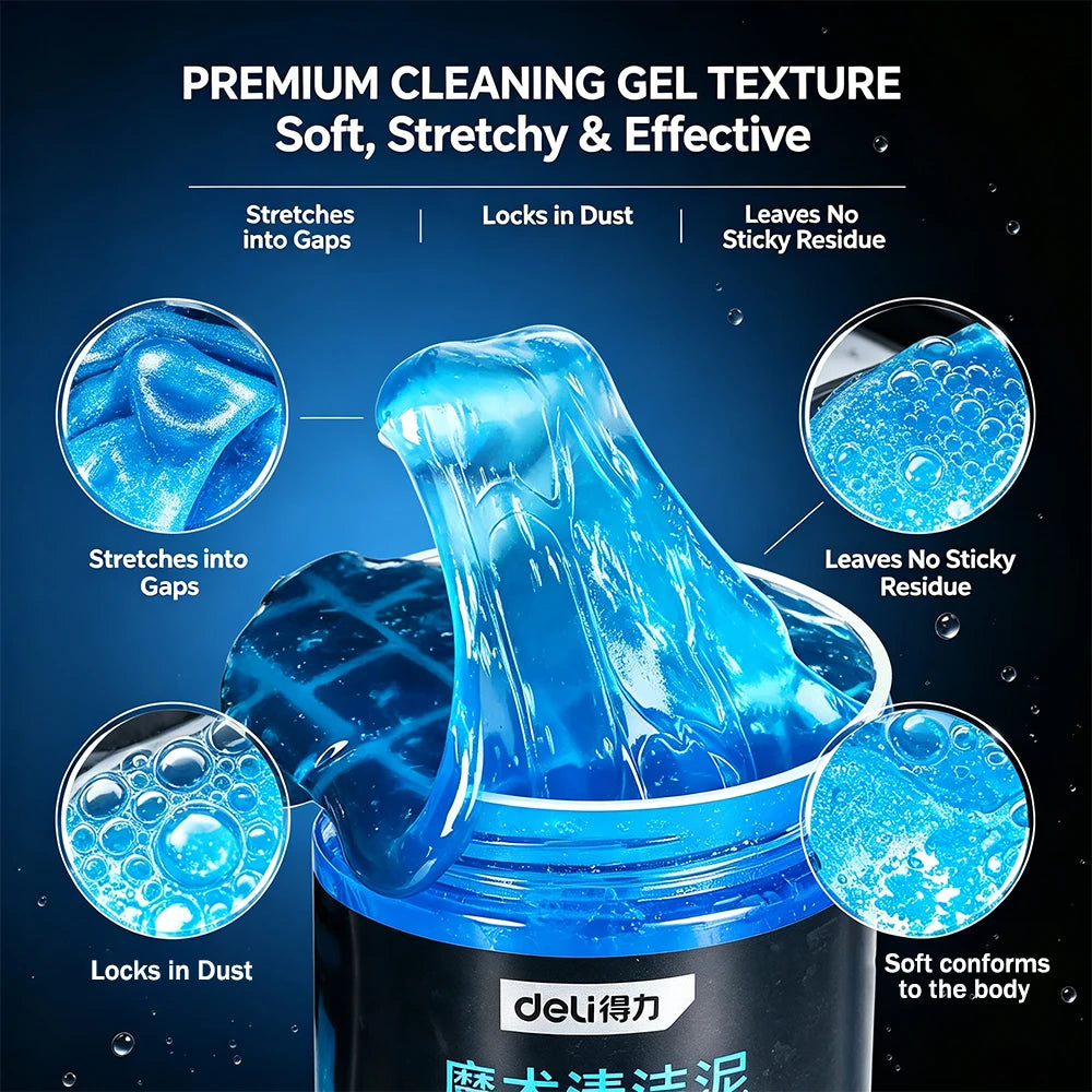 Magic Clean Mud Multi-functional Car & Household Cleaning Gel Deep Adsorption Dust Remover Reusable Safe Cleaning Slime