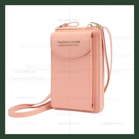Women’s Leather Mini Crossbody Bag Soft Side Phone Coin Purse Travel Shoulder Bag Small Messenger Bag for Daily Use