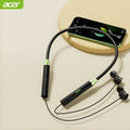 Acer OHR201 Earphone Bluetooth 5.4 Neckband Wireless Headphone HIFI Sound Sport Magnetic Headset Waterproof Earbuds with ENC Mic
