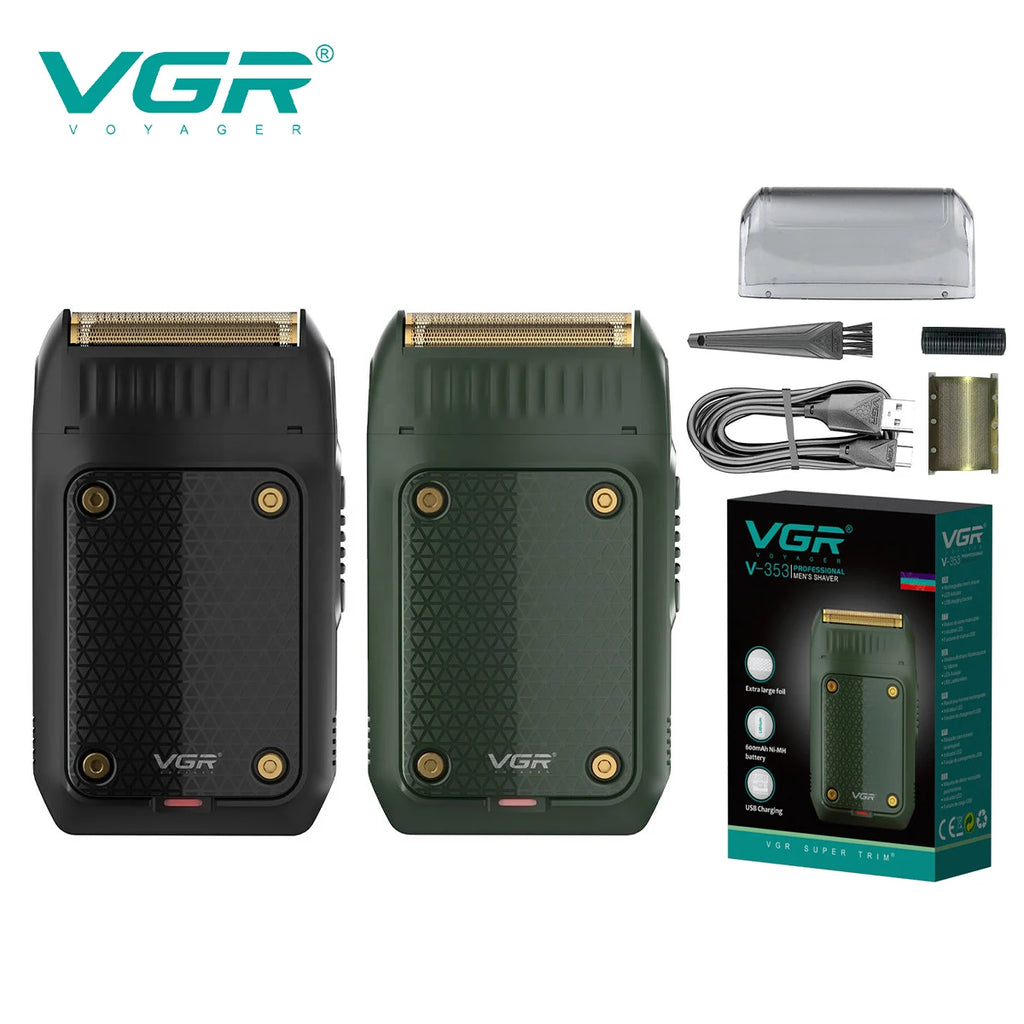 VGR popular men's shaver, convenient mini shaver, home travel electric shaving machine sideburns and hair trimming machine V-353