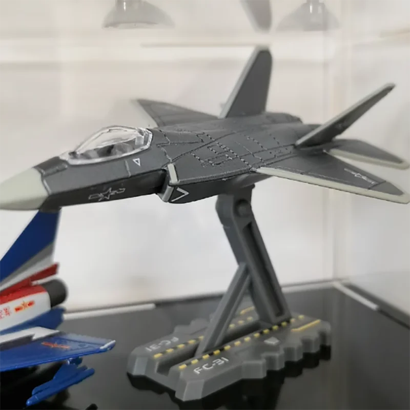 1: 150 Scale J-31 Fighter FC-31 Aircraft Finished Simulation Miniature Model Hobby Collection Ornament Gift Toy ﻿