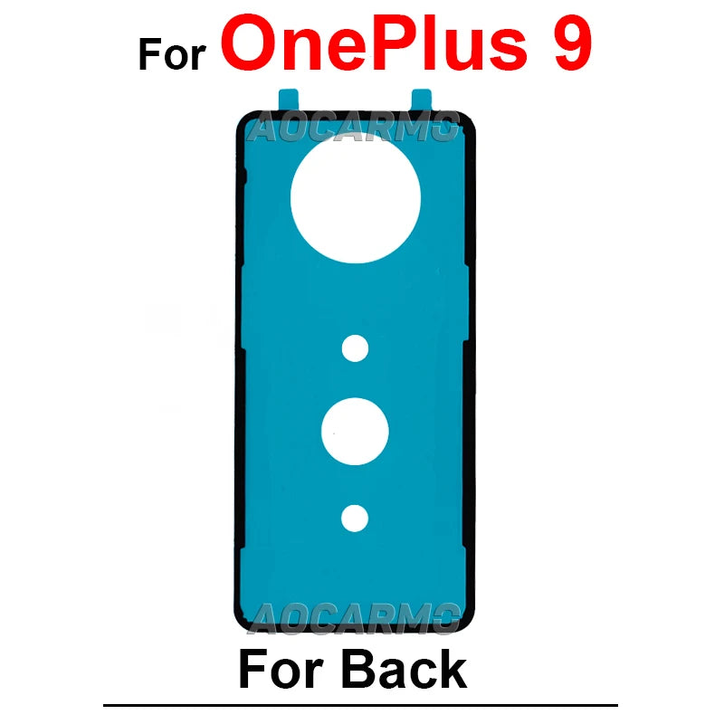 For OnePlus 6 6T 7 7T 8 8T 13R 9 10R 10 Pro 9R 9RT Nord Rear Door Housing Back Cover Adhesive 1+8Pro Sticker Tape Glue