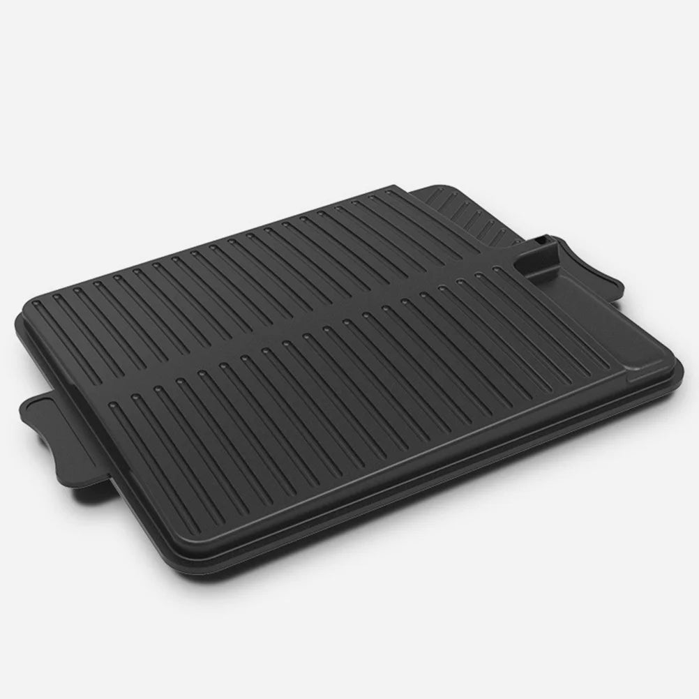 Korean Bbq Pan Large Rectangular Maifan Stone Nonstick Grill Plate Indoor Outdoor Stove Top Camping Barbecue Oil Spill Baking